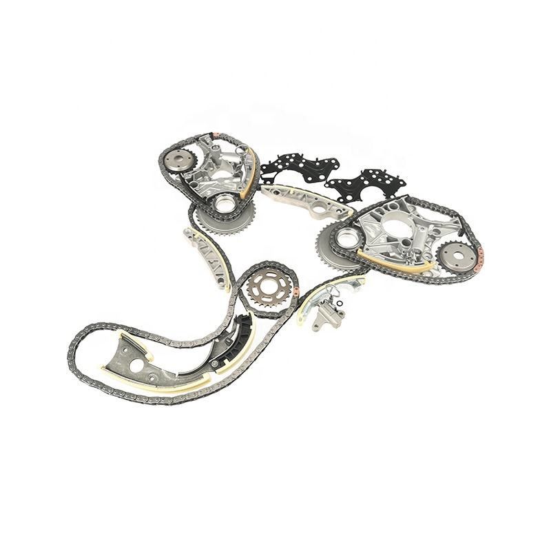 Bagian Mesin Otomotif Timing Chain Kit Aksesoris 06E109218AQ Timing Chain Kit untuk Audi C6 A4 A6 A8 2.4 3.2