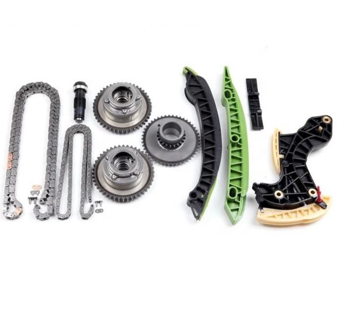 Auto Replace Parts WRR M271 Mesin Input dan Exhaust Camshaft Regulator Timing Chain Kit untuk Mercedes Benz M271 Motor Vehicle Type W204 W212